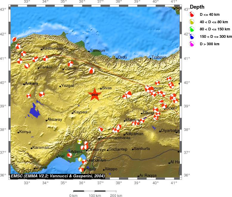 Regional moment Tensor