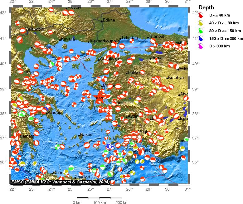 Regional moment Tensor