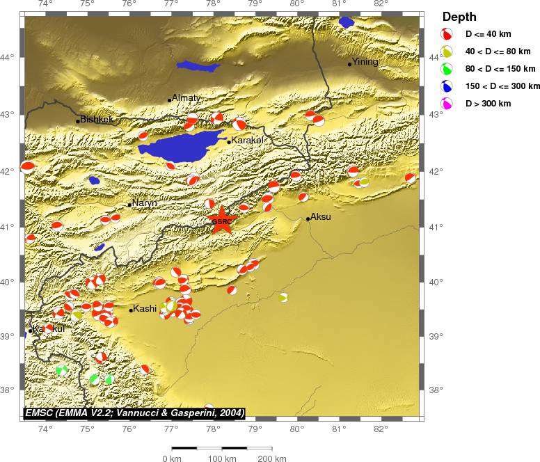 Regional moment Tensor