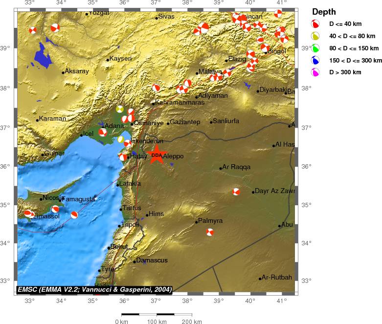 Regional moment Tensor