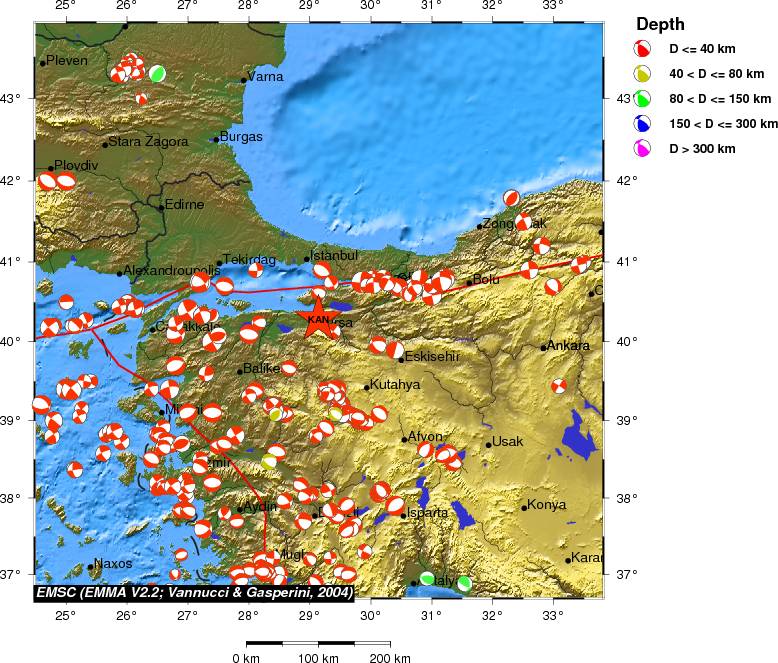 Regional moment Tensor