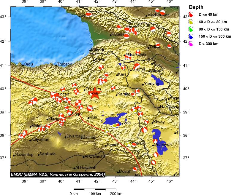 Regional moment Tensor