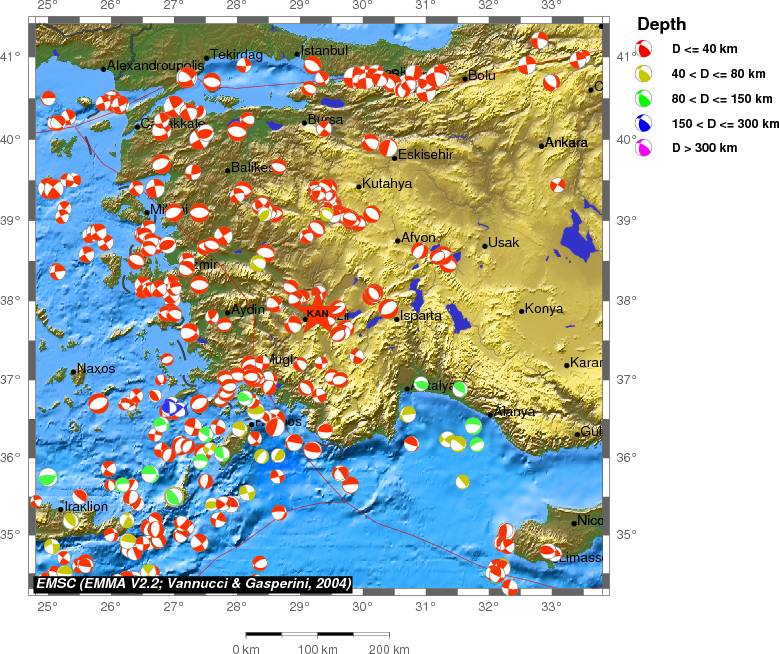 Regional moment Tensor