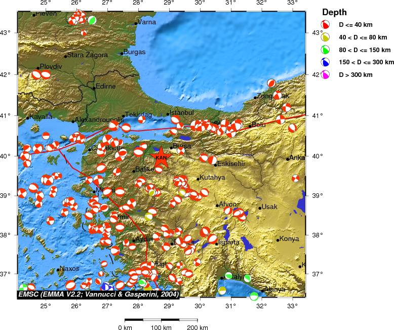 Regional moment Tensor