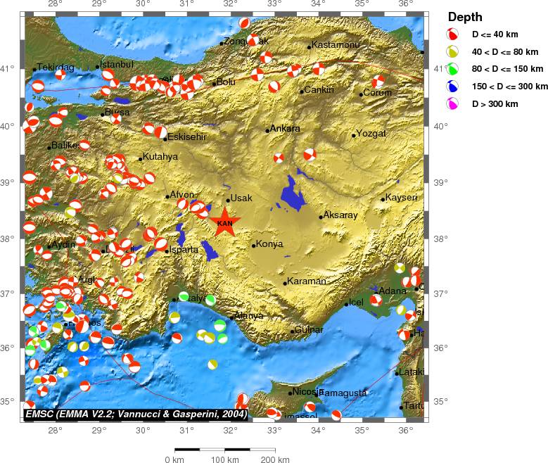 Regional moment Tensor