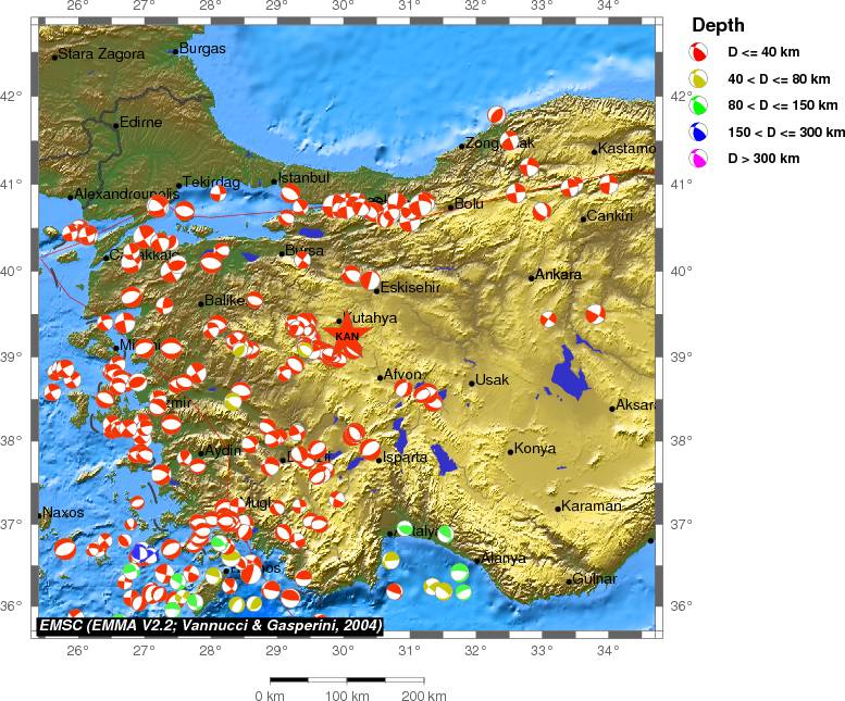 Regional moment Tensor