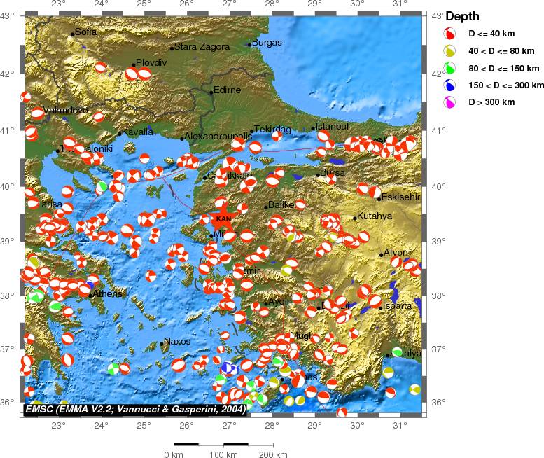 Regional moment Tensor