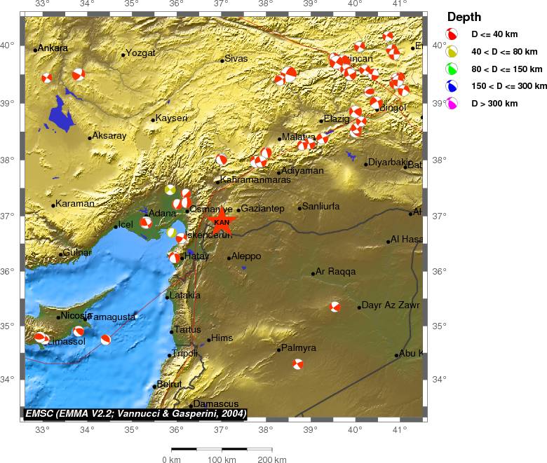 Regional moment Tensor