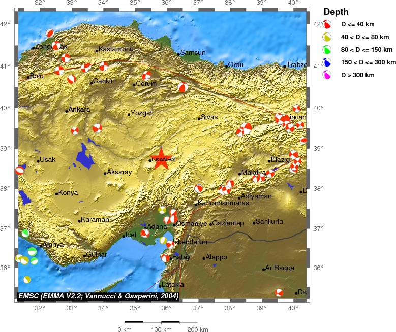 Regional moment Tensor