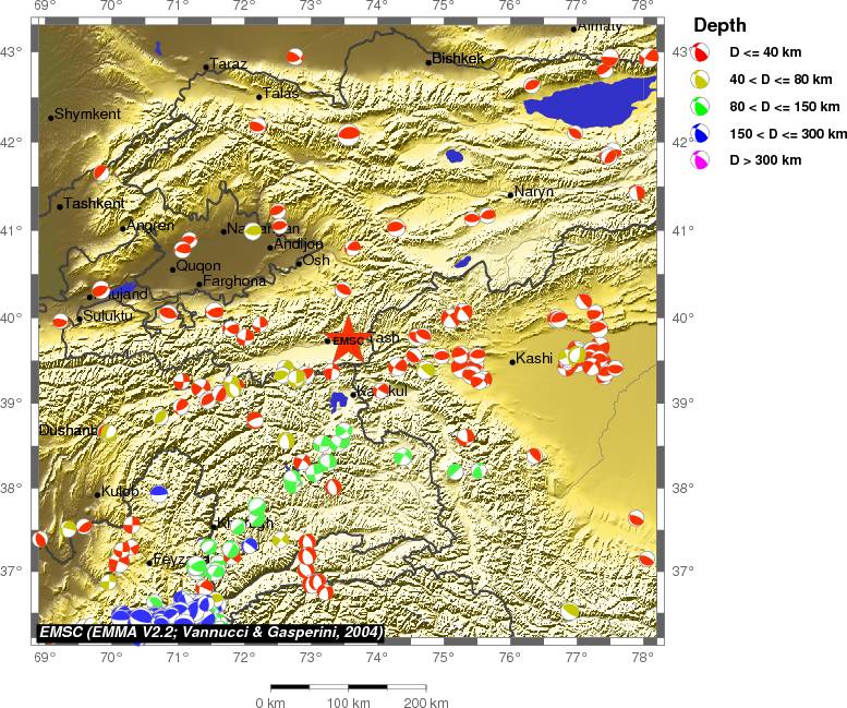 Regional moment Tensor