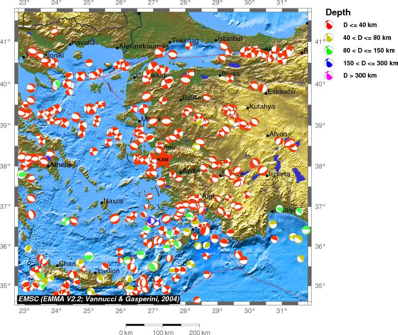 Regional moment Tensor