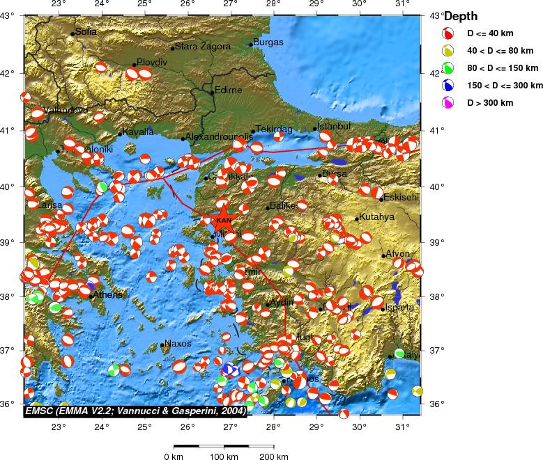 Regional moment Tensor