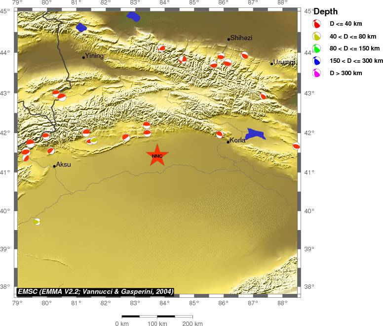 Regional moment Tensor