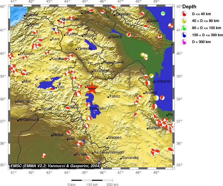 Regional moment Tensor