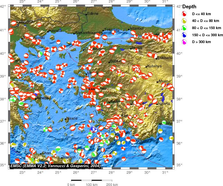 Regional moment Tensor