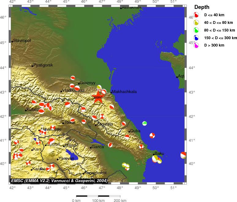 Regional moment Tensor