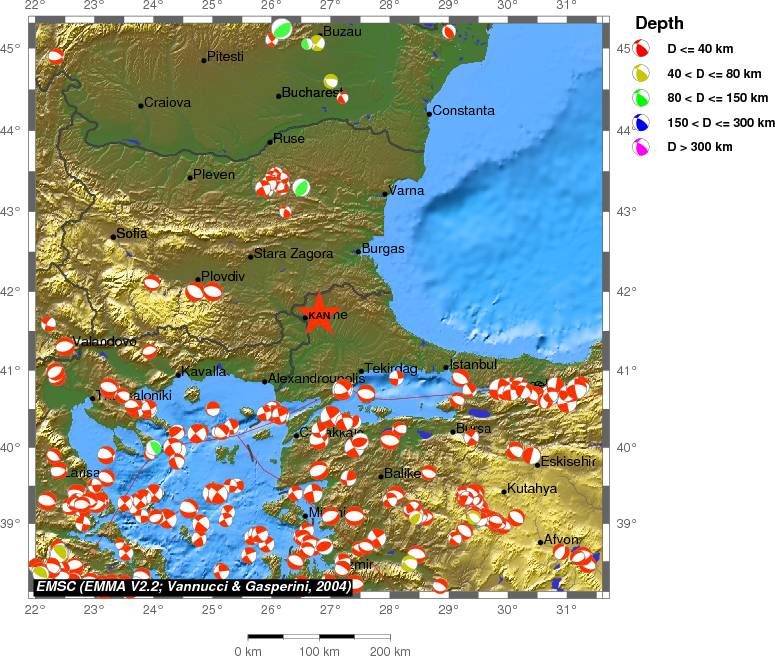 Regional moment Tensor