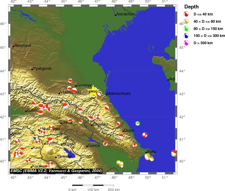 Regional moment Tensor