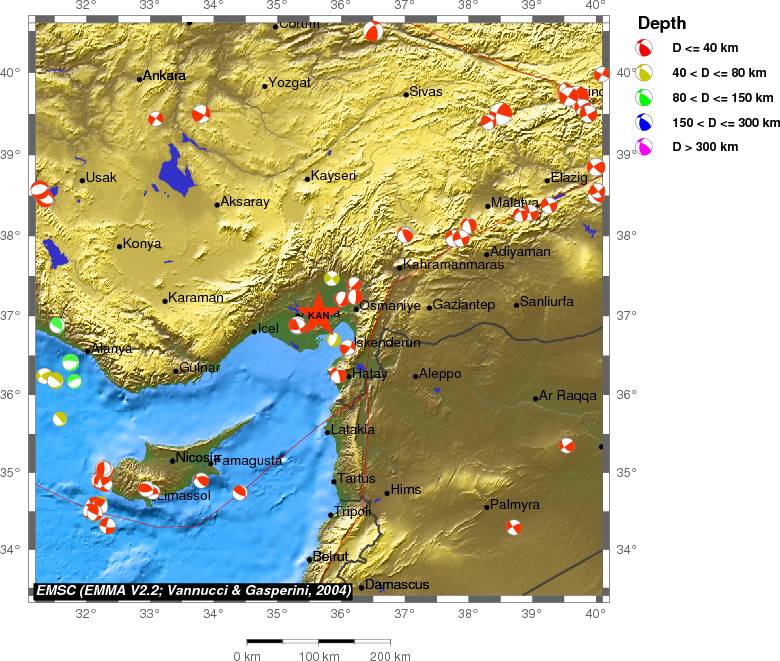 Regional moment Tensor