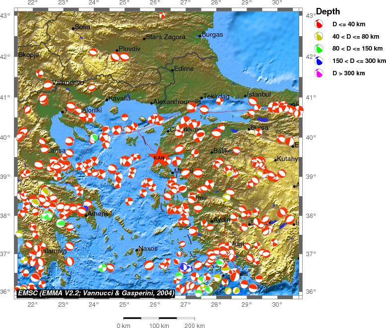 Regional moment Tensor