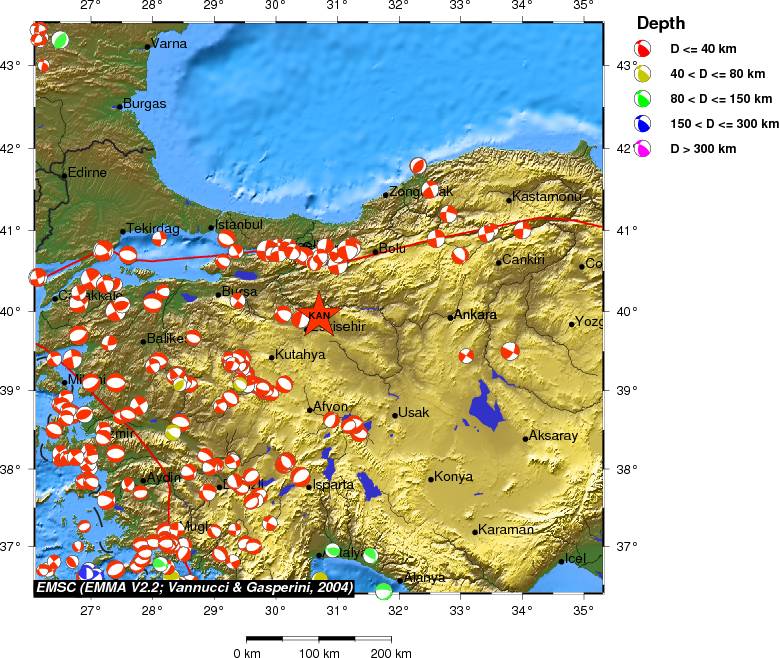 Regional moment Tensor