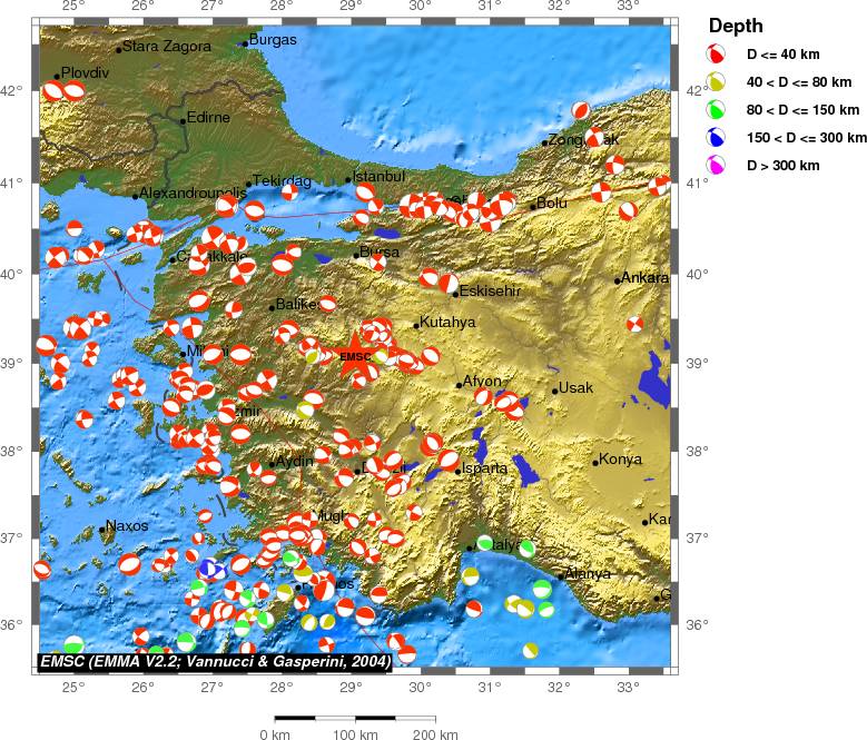 Regional moment Tensor