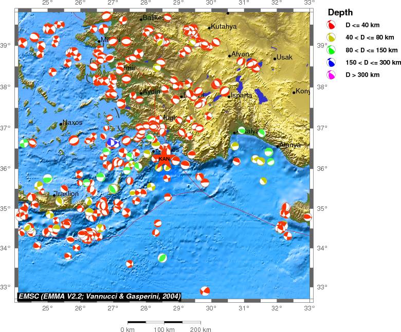 Regional moment Tensor