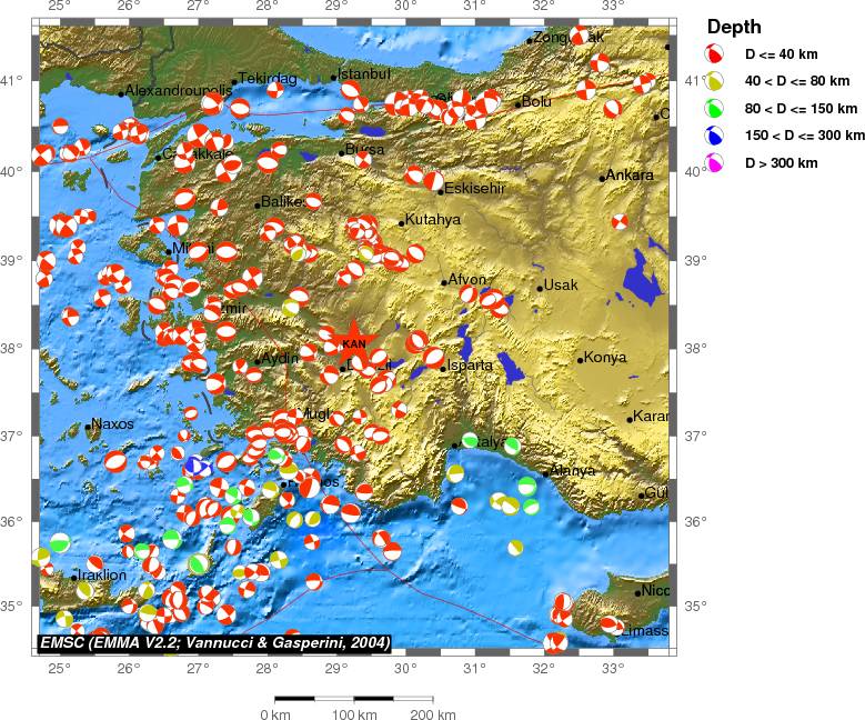 Regional moment Tensor