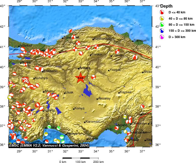 Regional moment Tensor