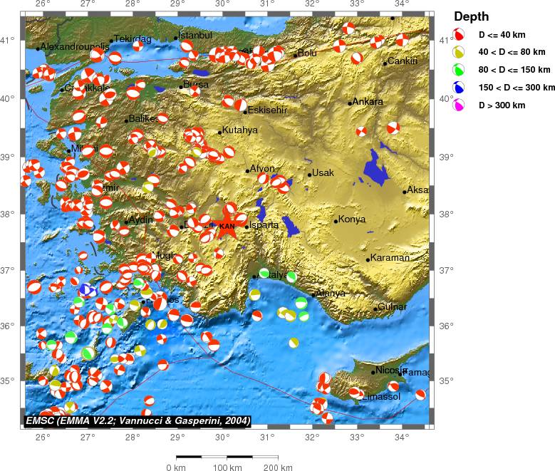 Regional moment Tensor