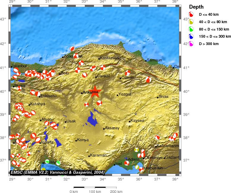 Regional moment Tensor