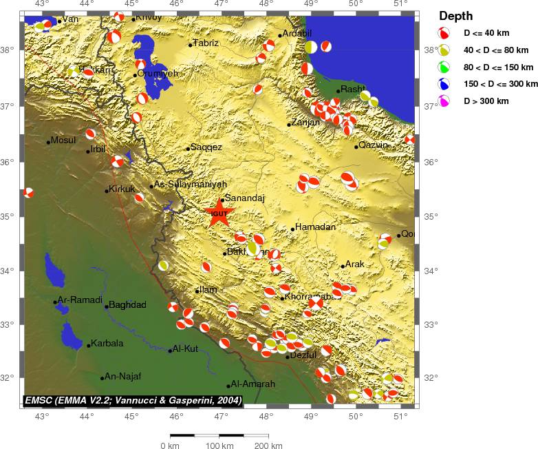 Regional moment Tensor
