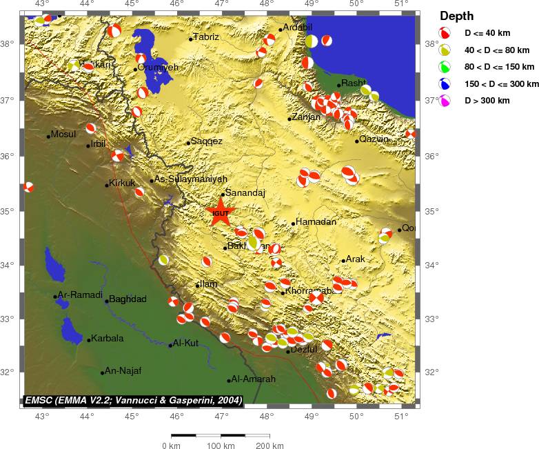 Regional moment Tensor
