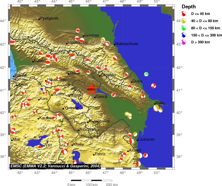Regional moment Tensor