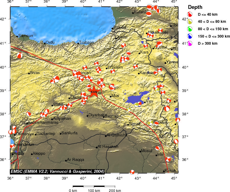 Regional moment Tensor