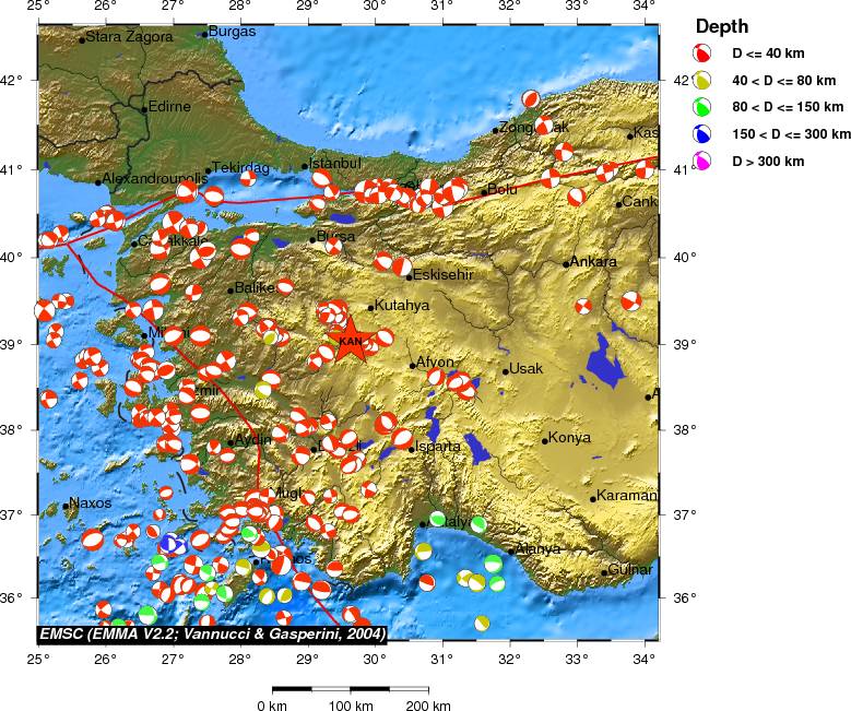 Regional moment Tensor