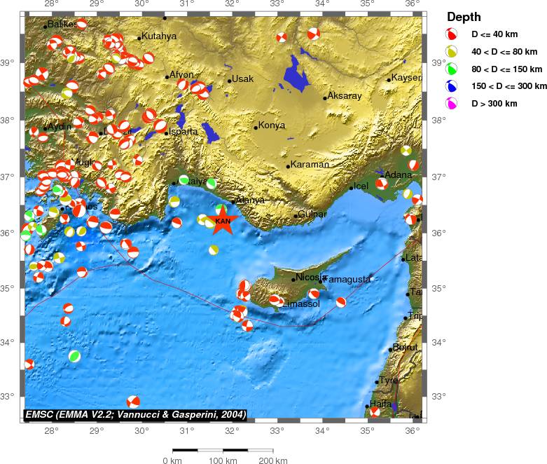 Regional moment Tensor