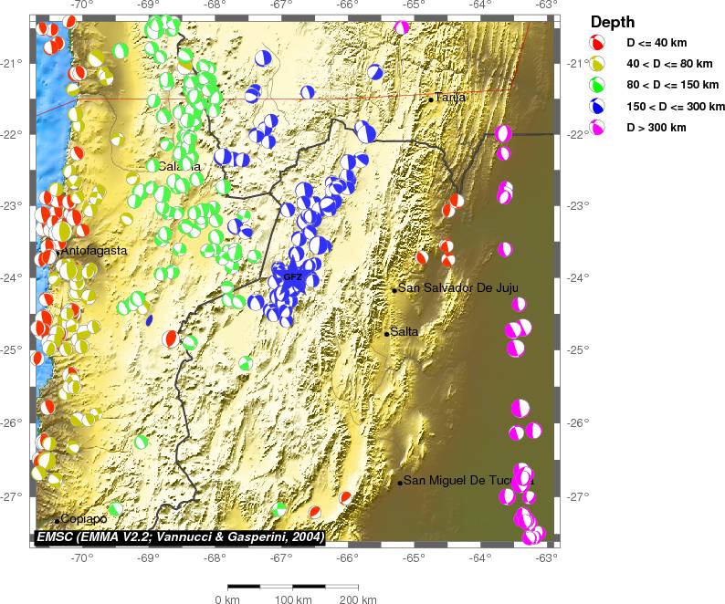 Regional moment Tensor