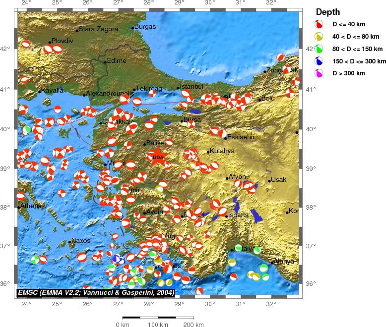 Regional moment Tensor