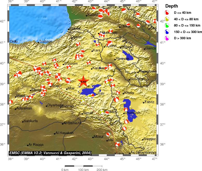 Regional moment Tensor