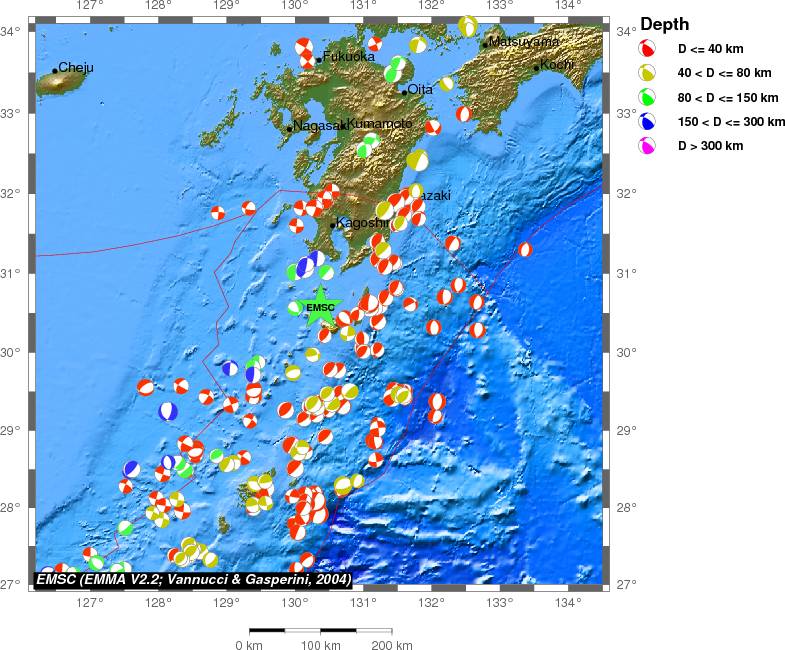 Regional moment Tensor
