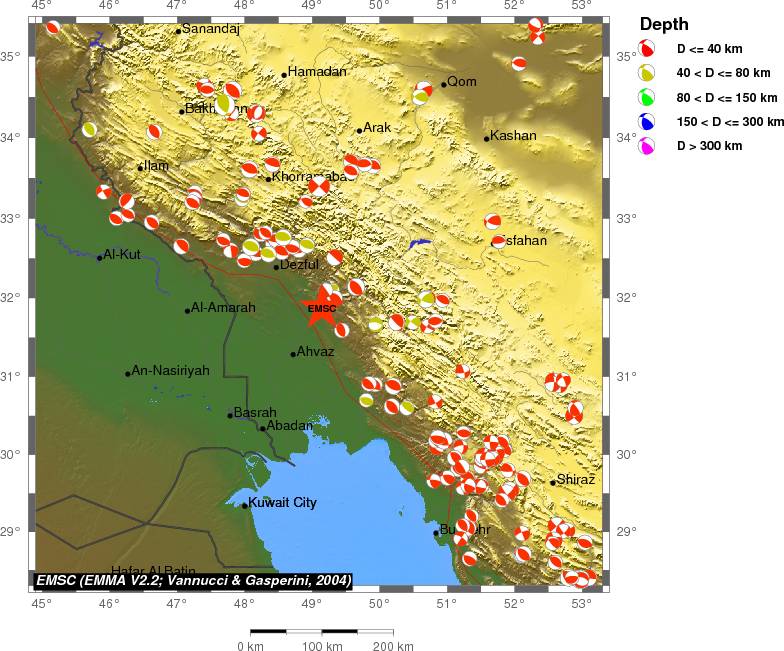 Regional moment Tensor