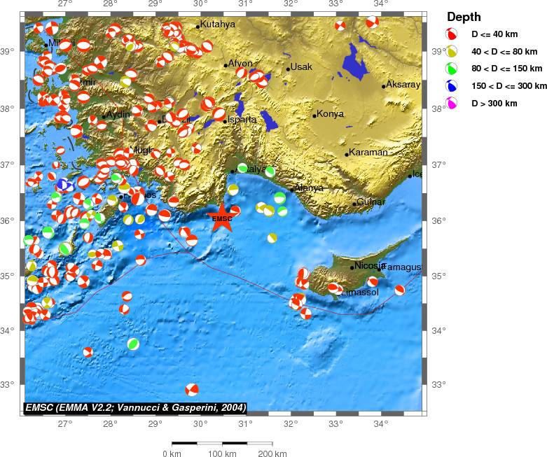 Regional moment Tensor