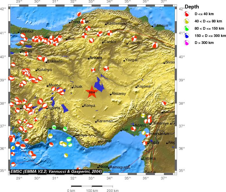 Regional moment Tensor