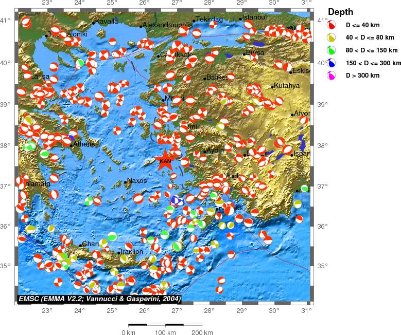 Regional moment Tensor