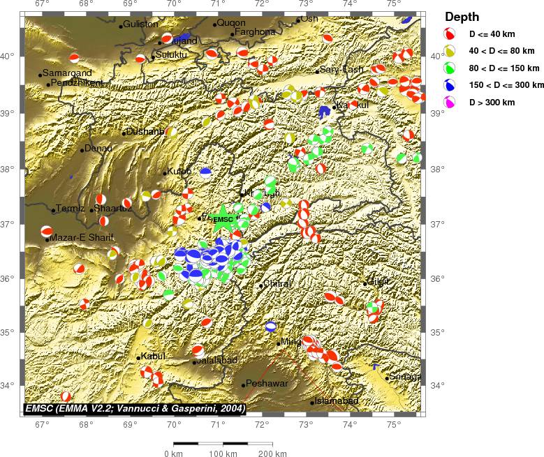 Regional moment Tensor
