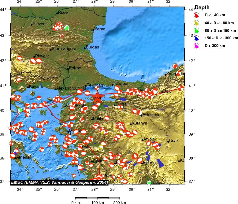 Regional moment Tensor
