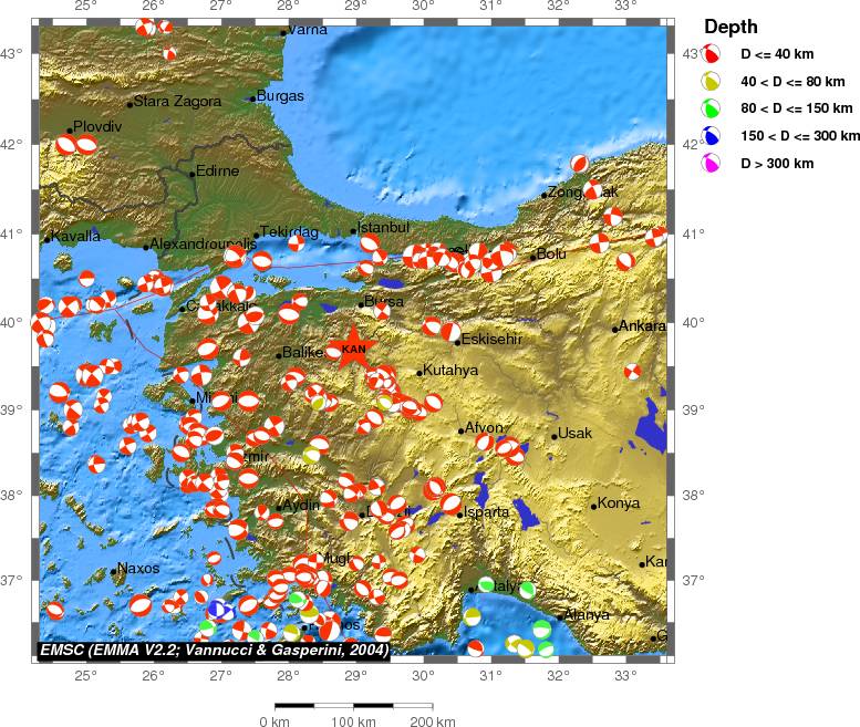 Regional moment Tensor
