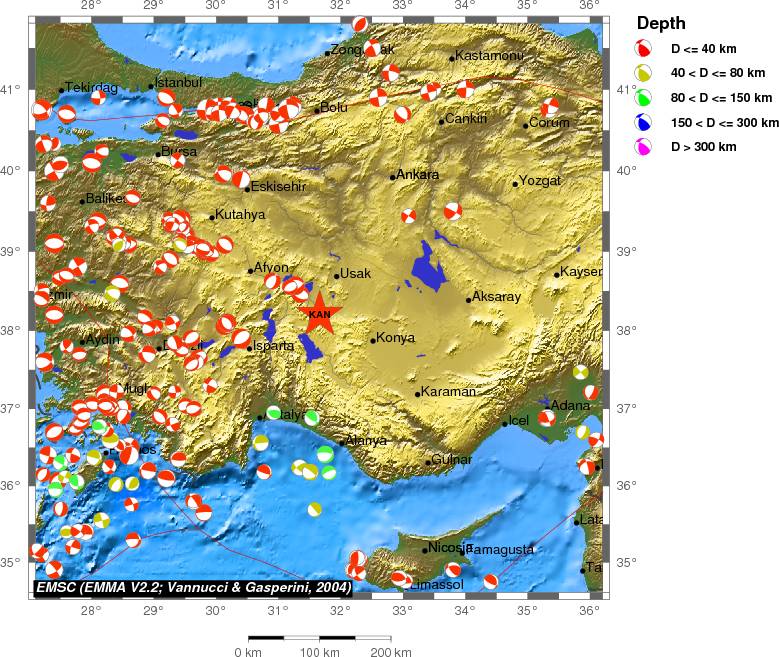 Regional moment Tensor