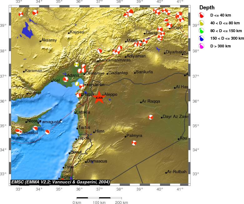 Regional moment Tensor